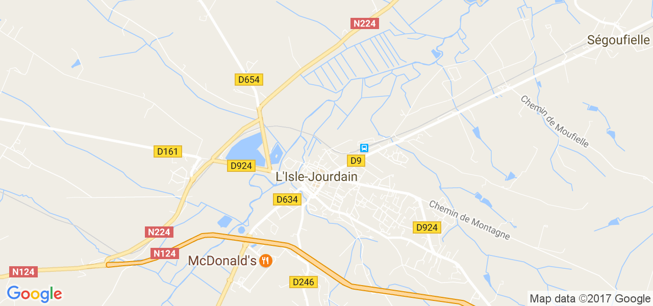 jourdain, carte
